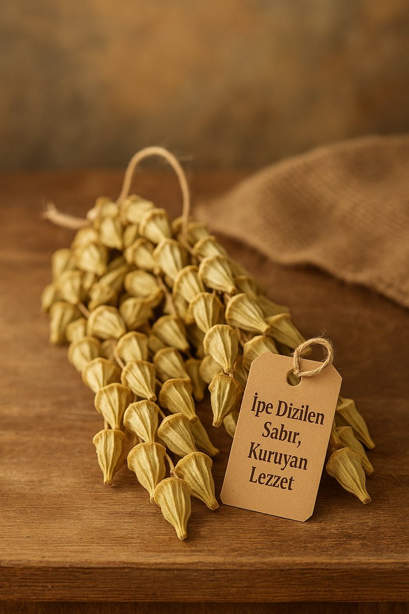 Bamyalarımız tarladan toplanıp ipe dizilerek size ulaştırılıyor. 

Sarı çiçeği ile tarlaları süsleyen çiçek bamya lezzetiyle de sofralarınızı süslüyor. 

💌Siparişleriniz için DM yoluyla bize ulaşabilirsiniz.