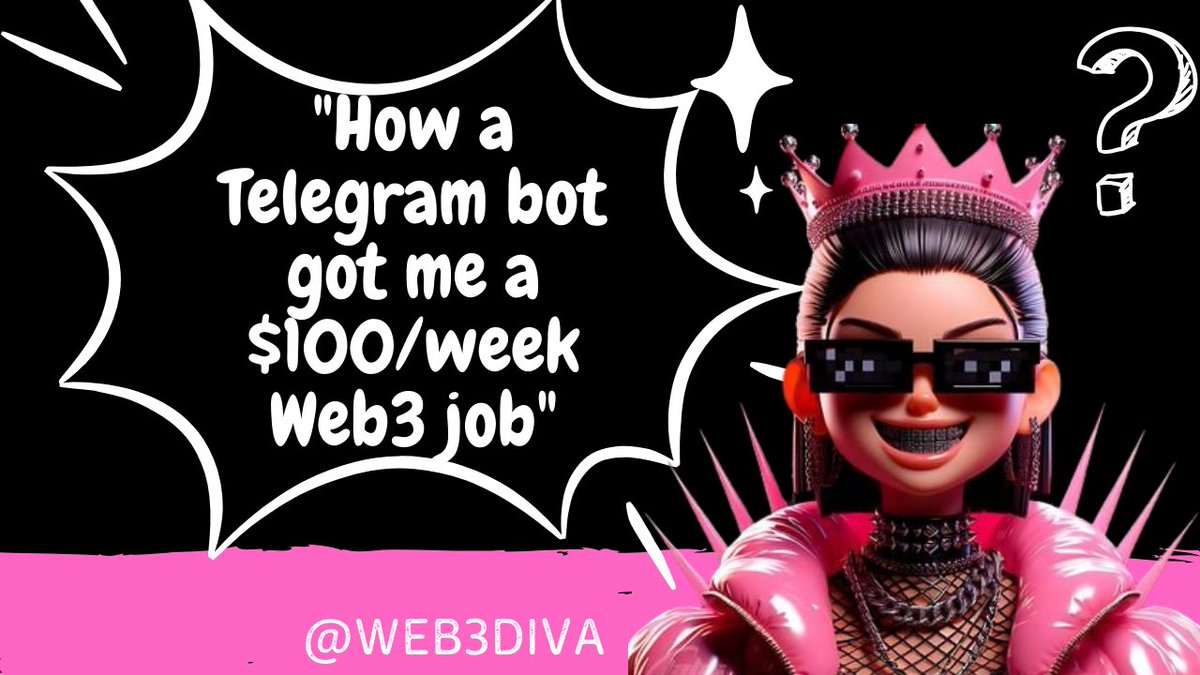 🚨 QUICK ALPHA

Just yesterday night, I bagged a Web3 job as a Social Media Manager intern that will pay me $100 per week 🥹

And because I don’t gatekeep, let me tell you how 👇🏽

This is my 4th month in Web3, and honestly, I’ve only worked with one amazing project so far. 

I’ve