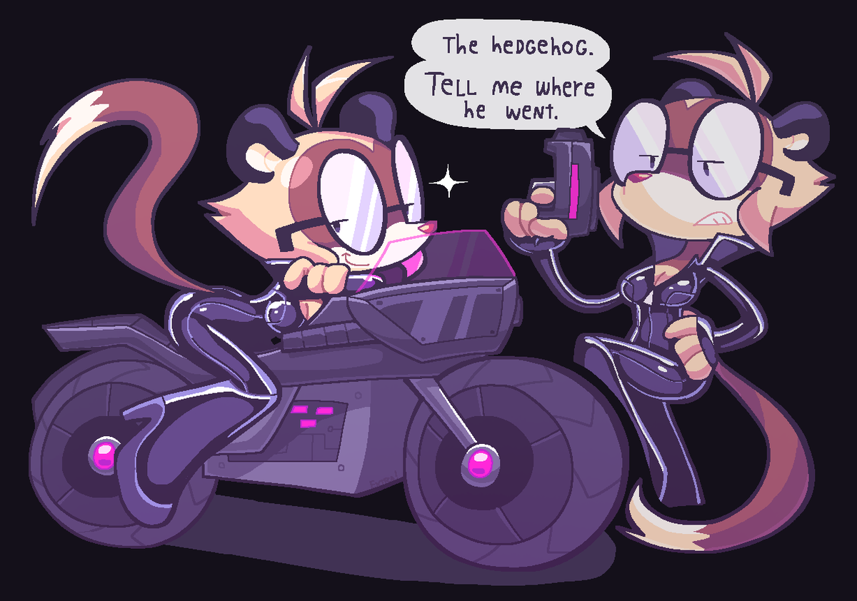 I think she’s allowed to look cool once in a while