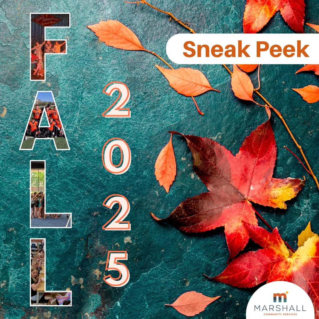 📷Sneak Peek Alert! 📷
Fall is almost here and so is our MCS Fall Brochure! From exciting events and seasonal programs to community favorites, there’s something for everyone. Fall registration will open on Wednesday, August 27th at noon.

Link: cms9files.revize.com/marshallmn/_De…