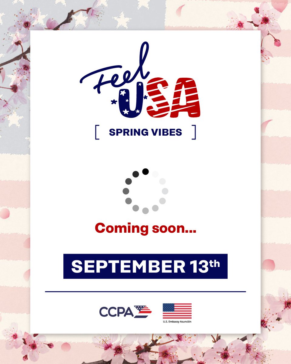 La primavera se celebra en inglés, con música, color y mucha diversión.​​🌸🎷🎤🎨☀️

¡Llega el #FEELUSA 2025 – Spring Edition!​​

Un evento gratuito y abierto para toda la familia. ​​

Guardá la fecha y preparate para disfrutar.