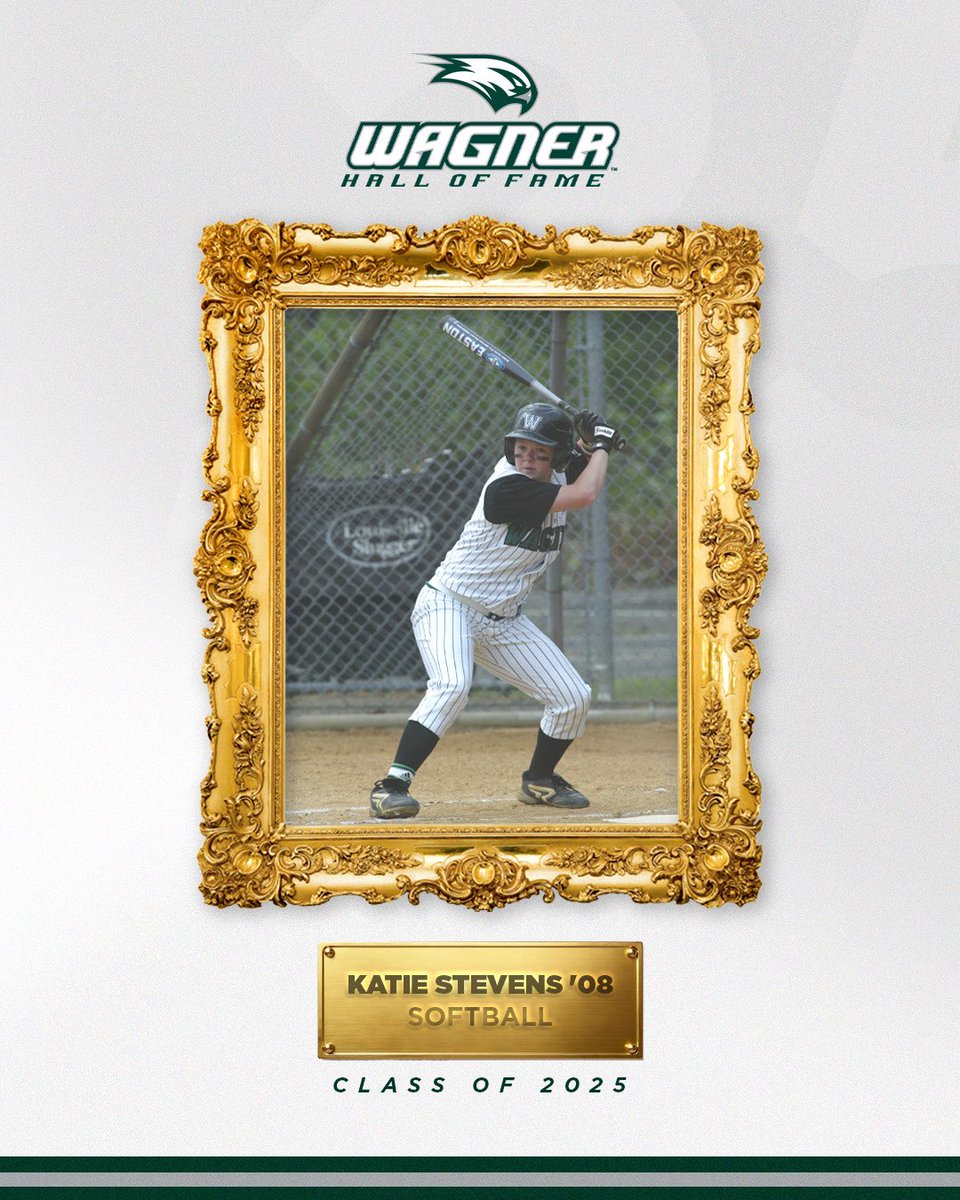 Congrats to Katie Stevens ‘08, on being inducted into the Wagner Athletics Hall of Fame.

The 2025 HOF class will be honored at the Wagner Athletics HOF ceremony on October 18 prior to the “Wagner Weekend” football game.

#LetsFly