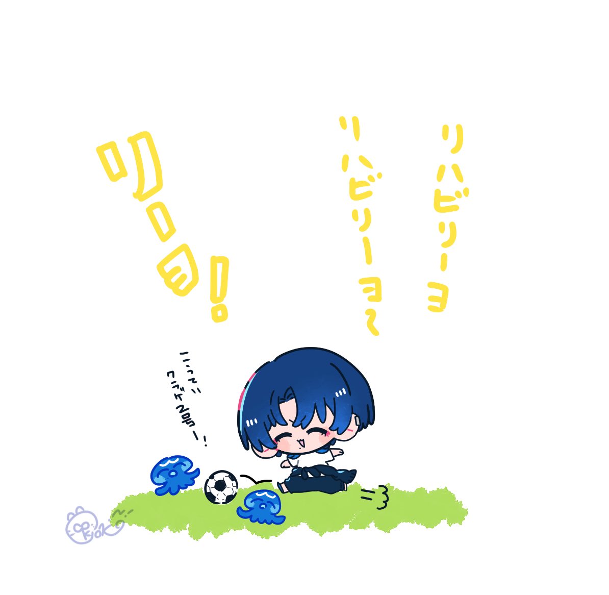 129日目。
2日間描けなかったからリハビリーヨ⚽️

 #帰ってくるまで毎日ミリくゆ 