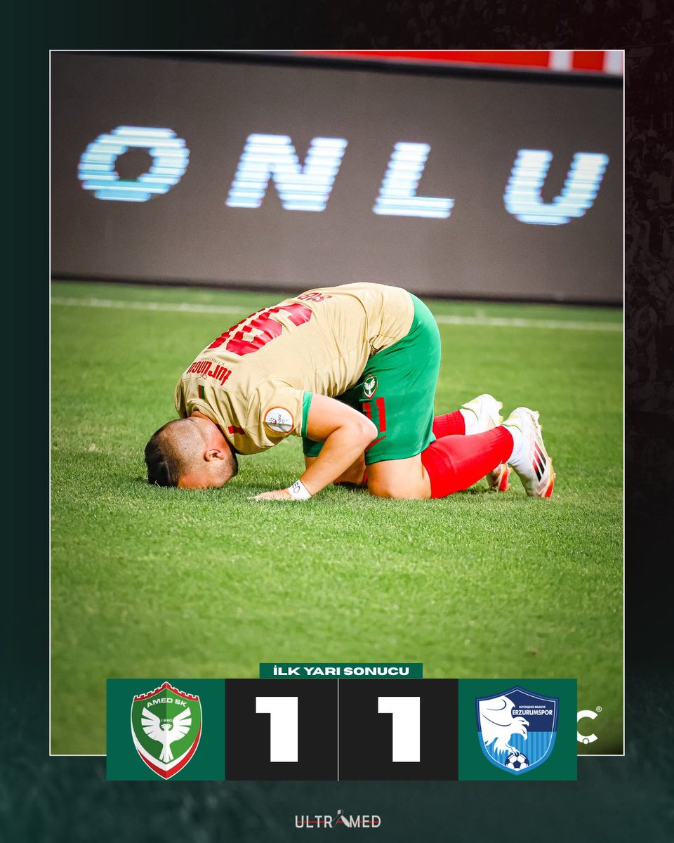 İLK YARI SONUCU;
AMEDSPOR 1-1
#Amedspor #ultramed