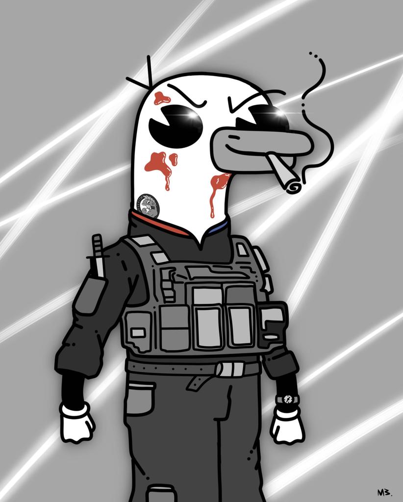 From the battlefield to the #blockchain 💥
Our OG <a href="/Devo_43/">Devo</a> just got his custom SDUK locked, loaded, and unstoppable.

Want your own? We can bring ANY character to life. The world is infinite from here 🌍🦆