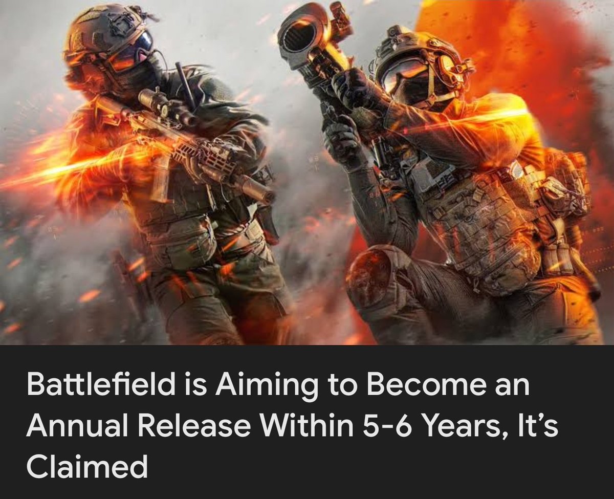 OOF! 😬

This decision will not age well

Battlefield players don't want COD, they simply want a good Battlefield

#Battlefield6