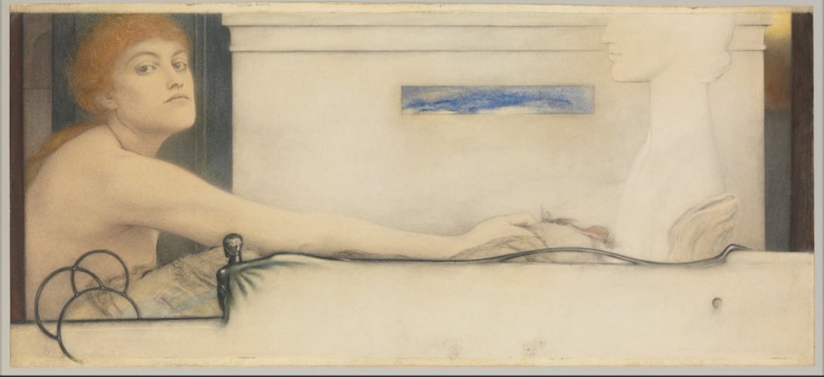 fernand khnopff "the offering"