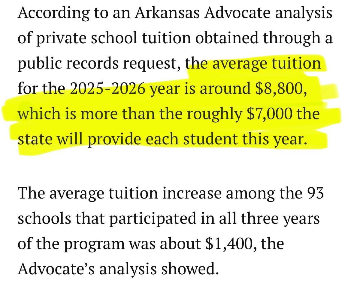 This shows that the NepoGov’s LEARNS vouchers are welfare for the rich, y’all. 

Mid-to-low income families will not be able to make up the $1,800 difference (per kid) that the vouchers won’t cover. 

MAGA, y’all fell for it again. Do you ever get tired of the shit on your face?