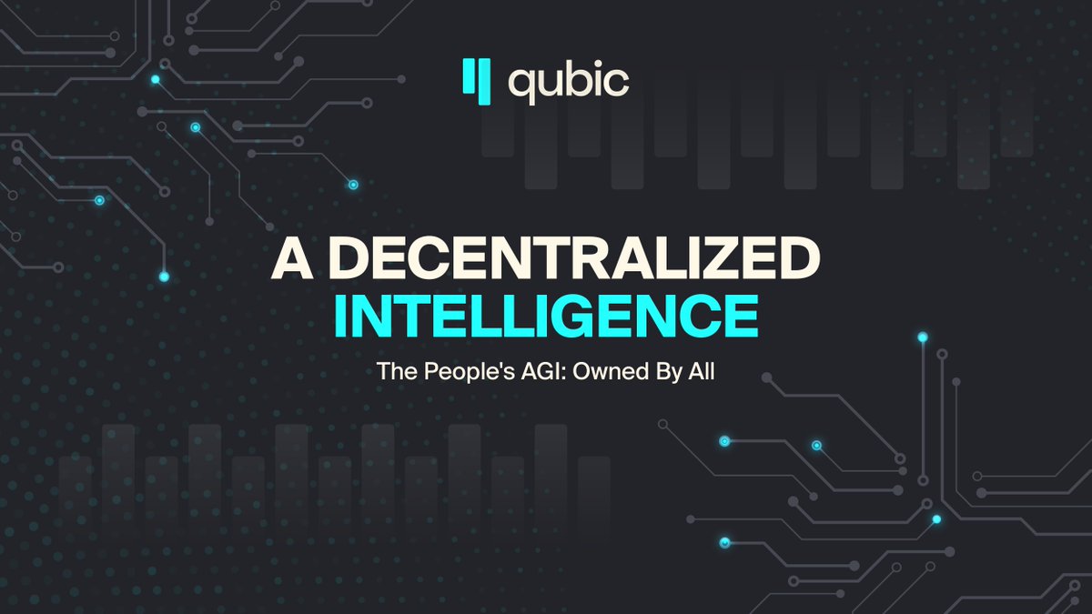 Qubic (@_qubic_) on Twitter photo The endgame isn’t just AGI.
It’s AGI that belongs to everyone.
No closed APIs.
No military contracts.
No corporate gates.
Just intelligence open, evolving, and governed by Qubic The endgame isn’t just AGI.
It’s AGI that belongs to everyone.
No closed APIs.
No military contracts.
No corporate gates.
Just intelligence open, evolving, and governed by Qubic