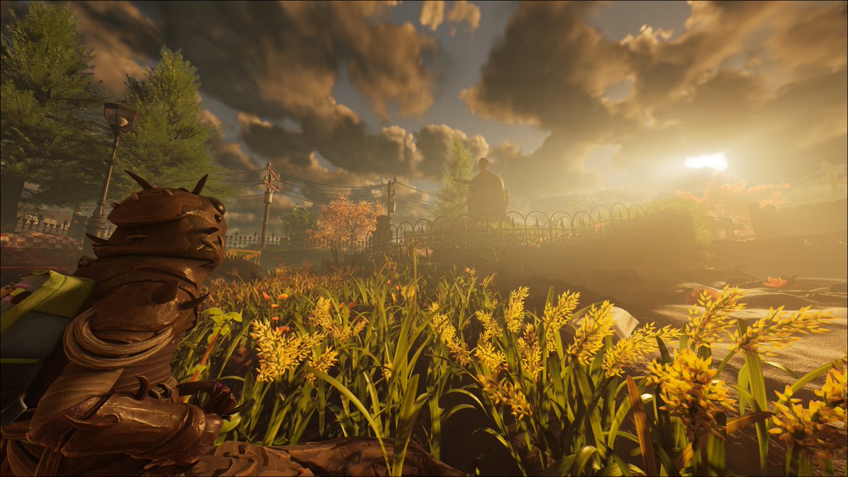Adranus1984's tweet photo. @GroundedTheGame My current view as I walk out the base. Planning on moving once we get bricks so I can build my massive base 💪🏼 https://t.co/xPHkvI1bP7