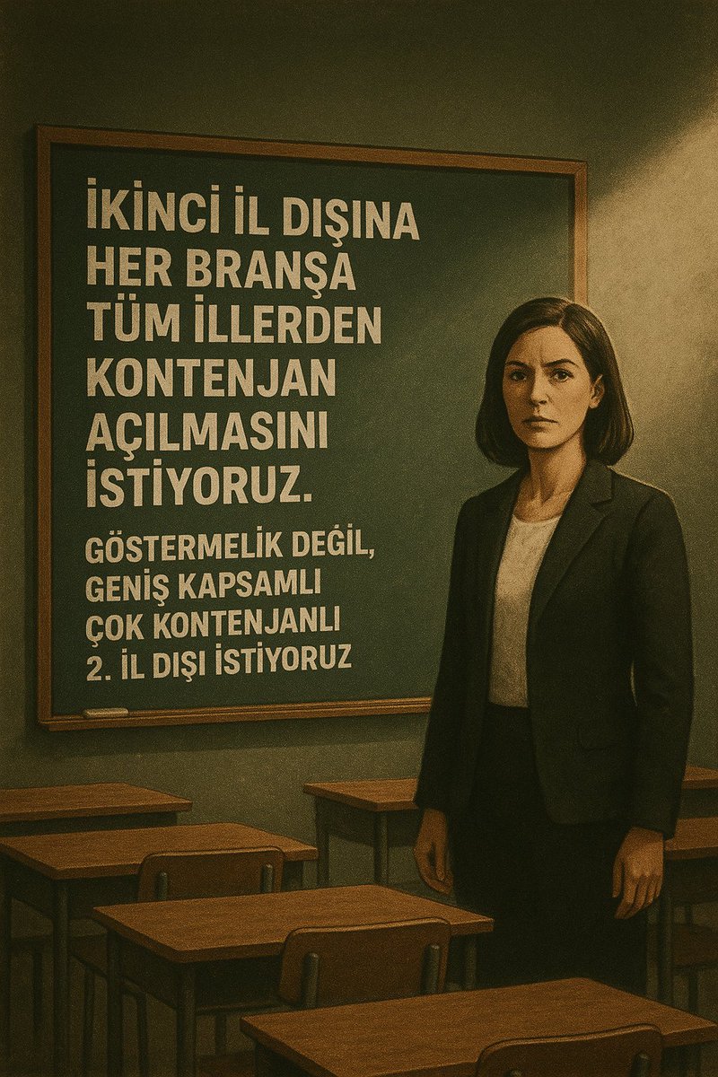 Biz de ailemizin yanında olmak istiyoruz. Tüm boş normlarla 2. il dışı bekliyoruz.
#TümBoşNormlar2İlDışıİçin 
<a href="/mebpgm/">Personel Genel Müdürlüğü</a> <a href="/edipuzen/">Edip Üzen</a> <a href="/Yusuf__Tekin/">Yusuf Tekin</a>
2. İL DIŞI BEKLEYEN ÖĞRETMENLER TEK YUMRUK, HAYKIRIYOR. TALEBİMİZ NET 👇🏻