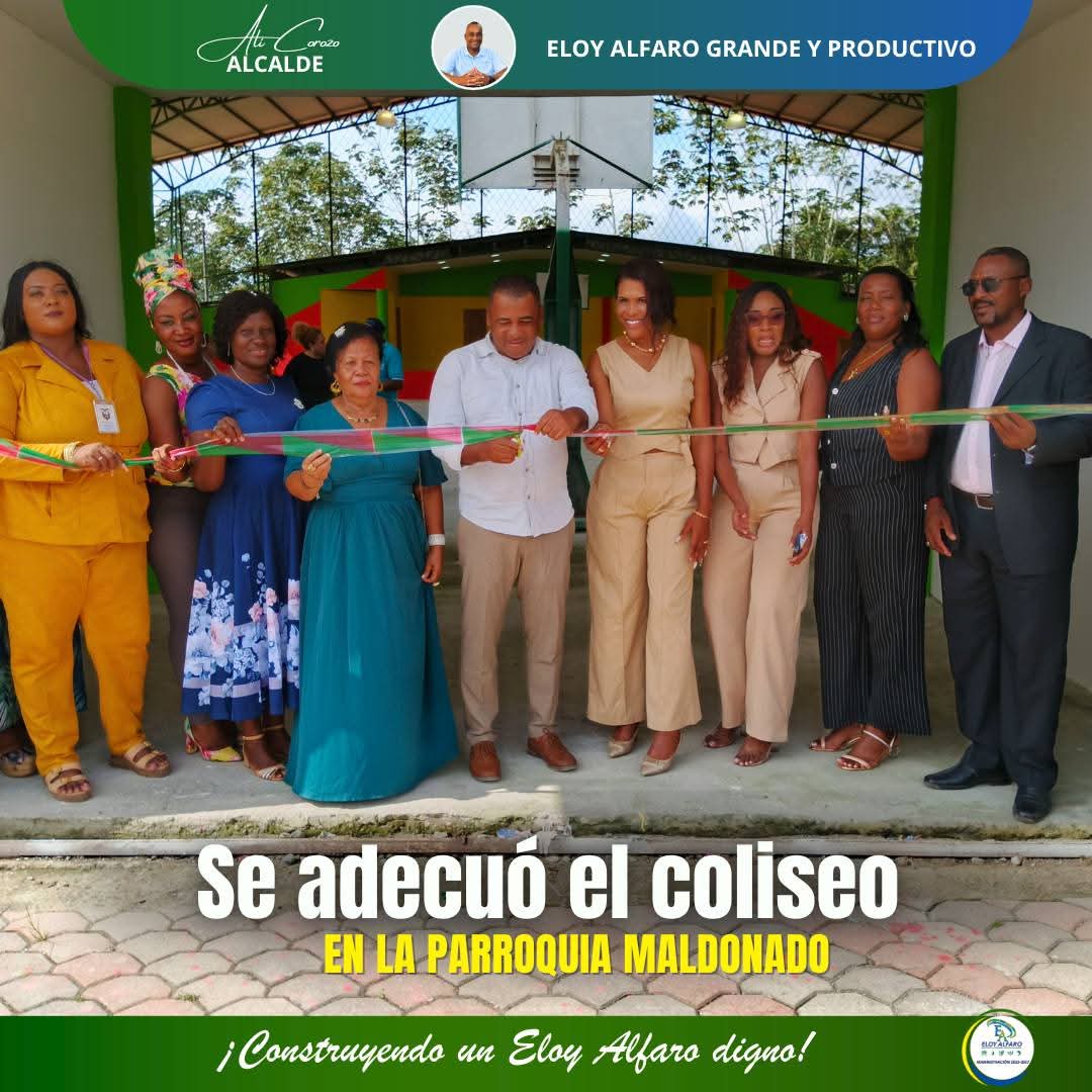 GadEloy_Alfaro's tweet image. El coliseo de la parroquia de Maldonado se acondicionó gracias al trabajo articulado entre el Municipio y la Junta Parroquial, uniendo esfuerzos para brindar un espacio digno y moderno para la comunidad.
 #ProgresoParaTodos #TrabajoArticulado