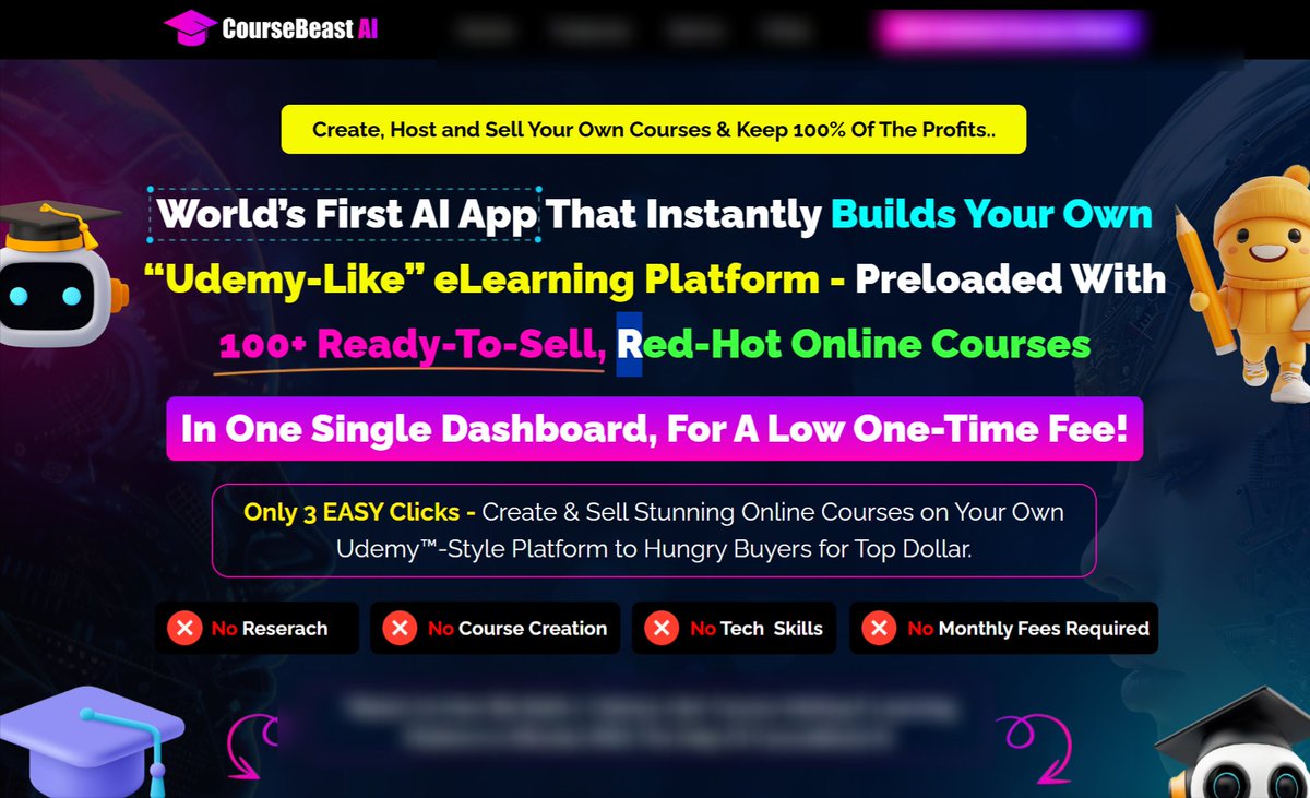 TWEETPRESSS's tweet image. CourseBeast AI: World’s First AI App That Instantly Builds Your Own “Udemy-Like” eLearning Platform – Preloaded With 100+ Ready-To-Sell, Red-Hot Online Courses
softtechhub.us/2025/08/18/cou…
#eLearningPlatform #OnlineCourses #UdemyAlternative #DigitalEducation #CourseCreation #EdTech