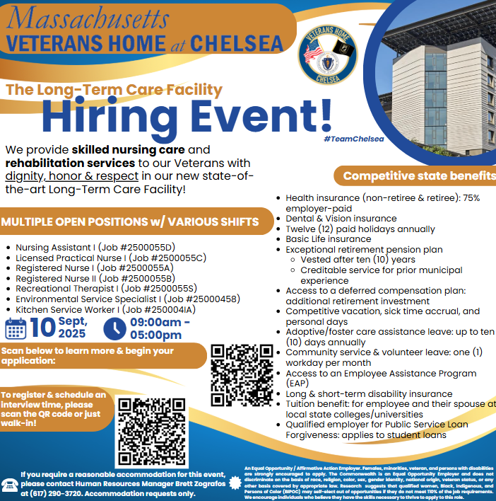 Massachusetts Veterans Home at Chelsea tweet media