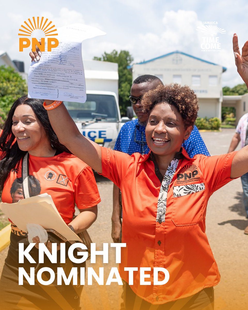 staceyknightpnp's tweet photo. St. Andrew North Eastern; let’s move Right with Knight! ✊🏾🧡 https://t.co/zCeun6ZxNa