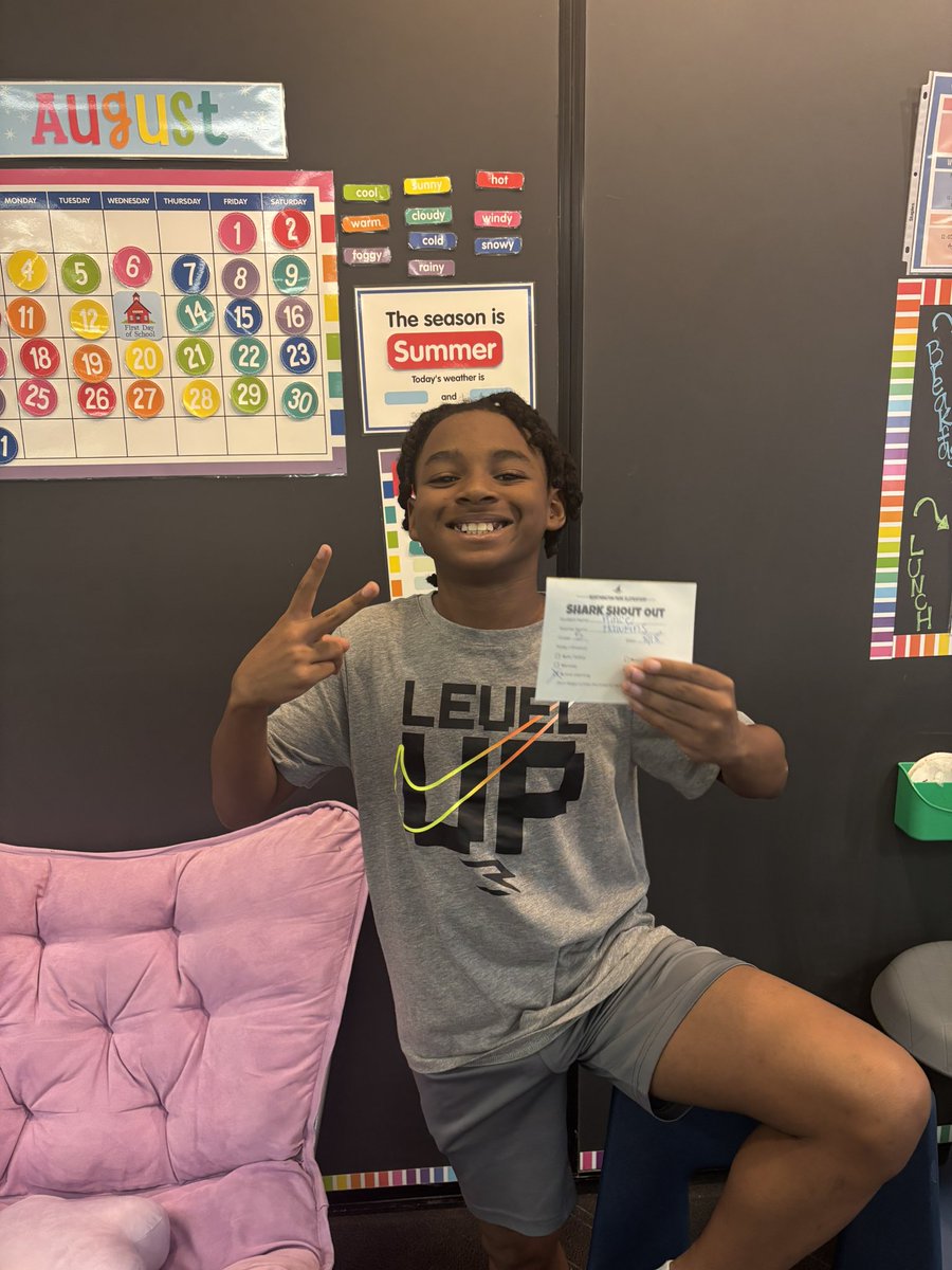 Such a great first day coming to room 30! It’s going to be a jaw-some year! Lots of shark shout outs were awarded today ✌🏻💙🦈<a href="/WoParkSharks/">Worthington Park Elementary School</a> #itsworthit