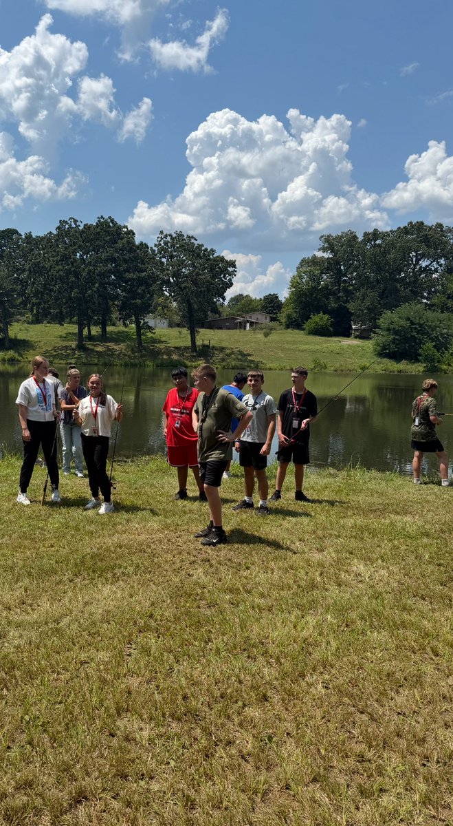 Let the 🎣 begin!  Coach Green’s 2025 Outdoor Ed!  🏹 🦌 🦆 🐗 🦃