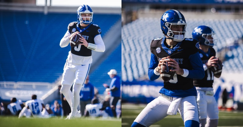 Mark Stoops says QB Zach Calzada is "in a battle" with Cutter Boley. 

What exactly does that mean? Bush Hamdan has shown throughout the years that he will not hesitate to play two quarterbacks. 

on3.com/teams/kentucky…