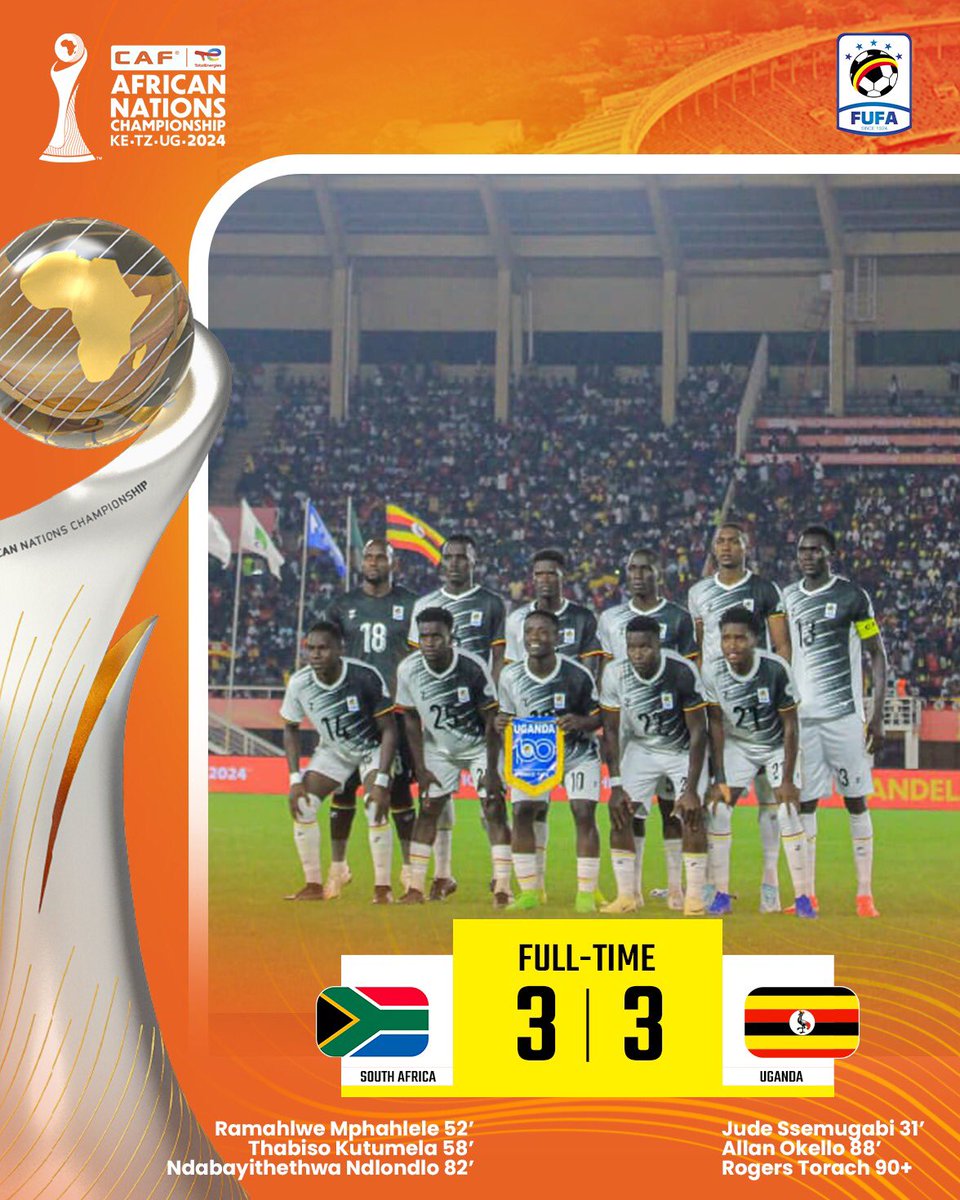 Congratulations <a href="/UgandaCranes/">Uganda Cranes</a>