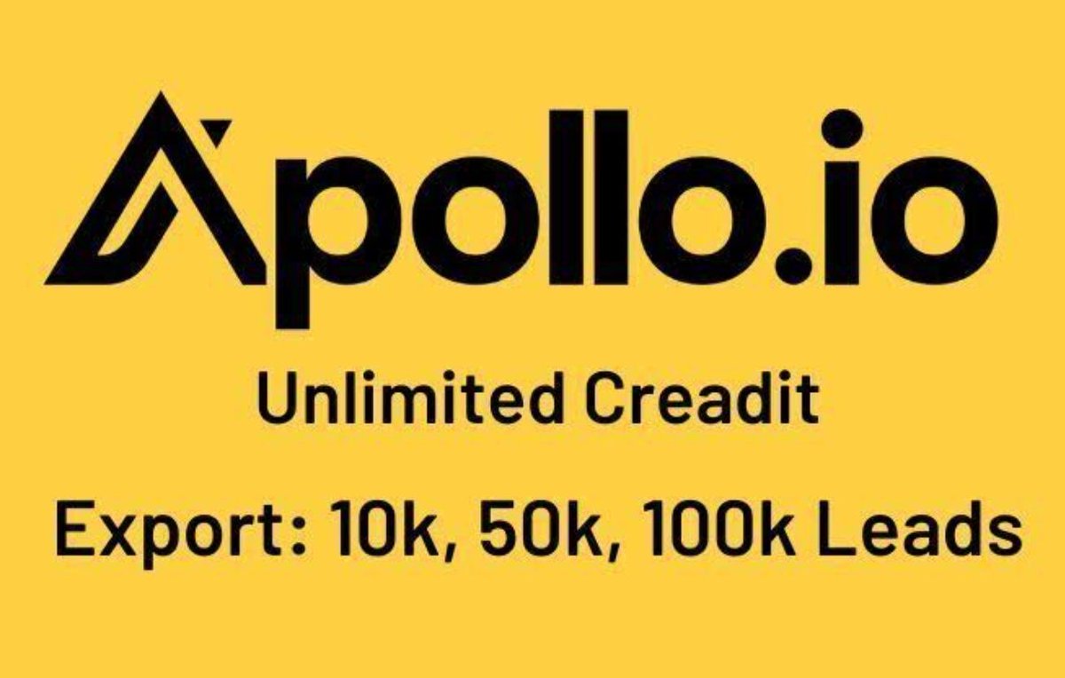 DigitalWorkPro's tweet photo. Do you want high quality B2B lead generation unlimited Apollo leads export Zoominfo leads scraping https://t.co/o53fOJ1ak5