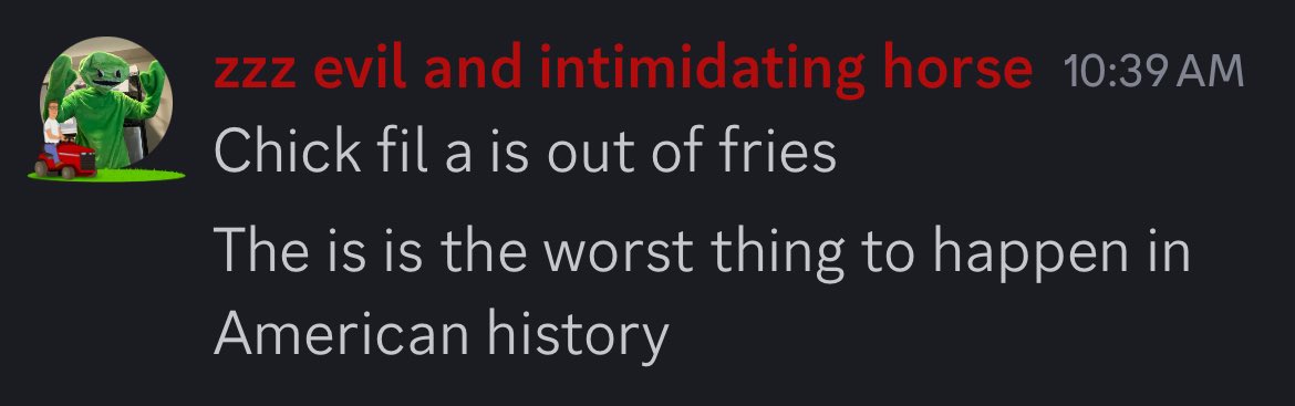 RyanBurgerplays's tweet photo. Today is not going well https://t.co/lf2rlOiEX6