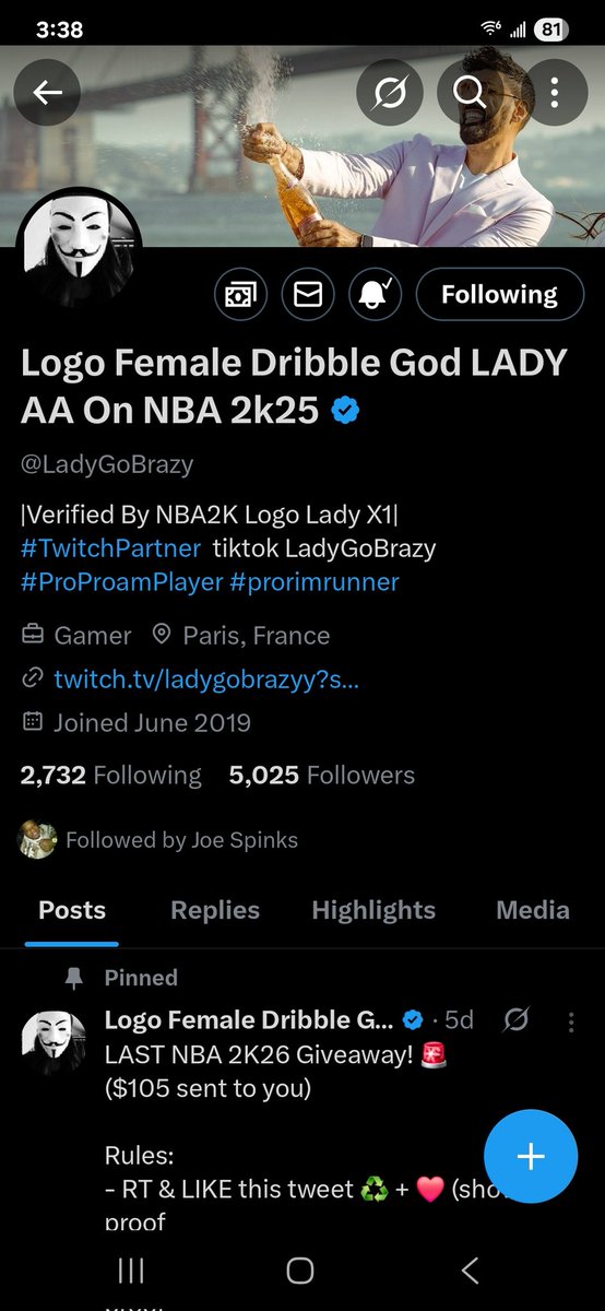StayFrostii's tweet photo. @LadyGoBrazy Female Dribble God https://t.co/Gr76m6qut1