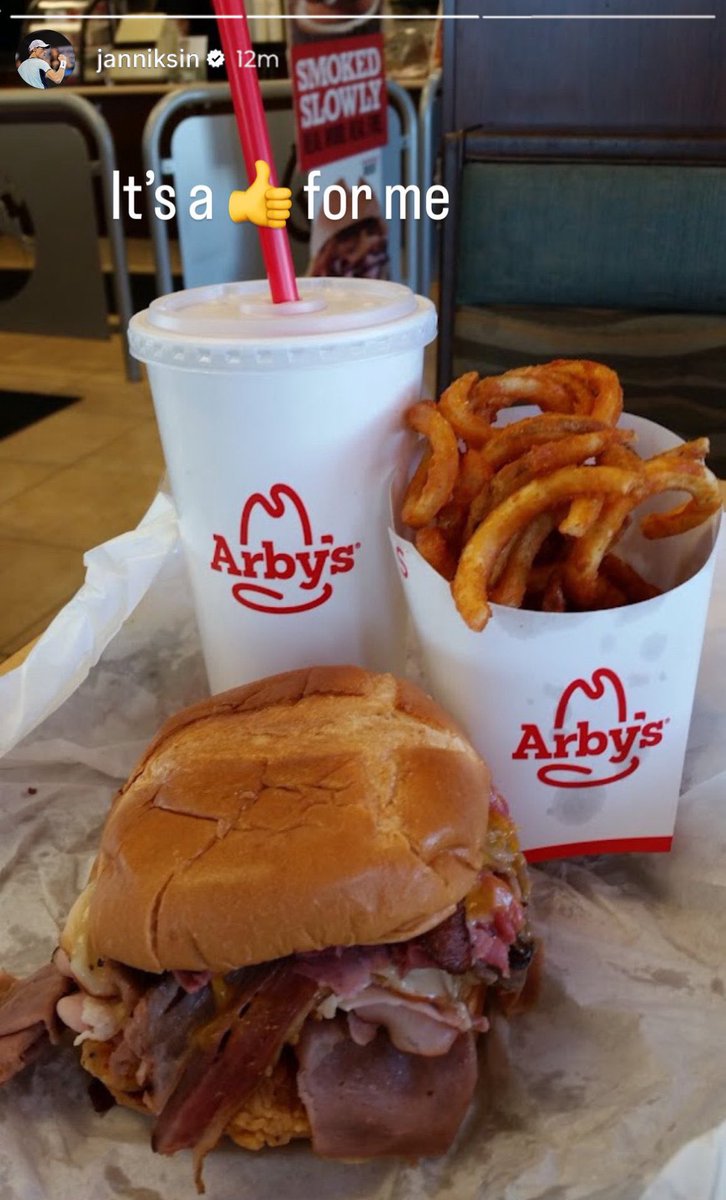 Arbys the real champion of #CincinnatiOpen2025 😭