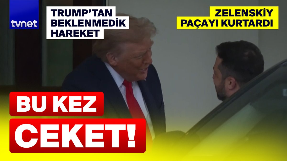Trump, Zelenskiy'nin kıyafetine bayıldı! Beyaz Saray'da bu kez övüldü

İzlemek için 👉 youtu.be/esWVlWhBiBY