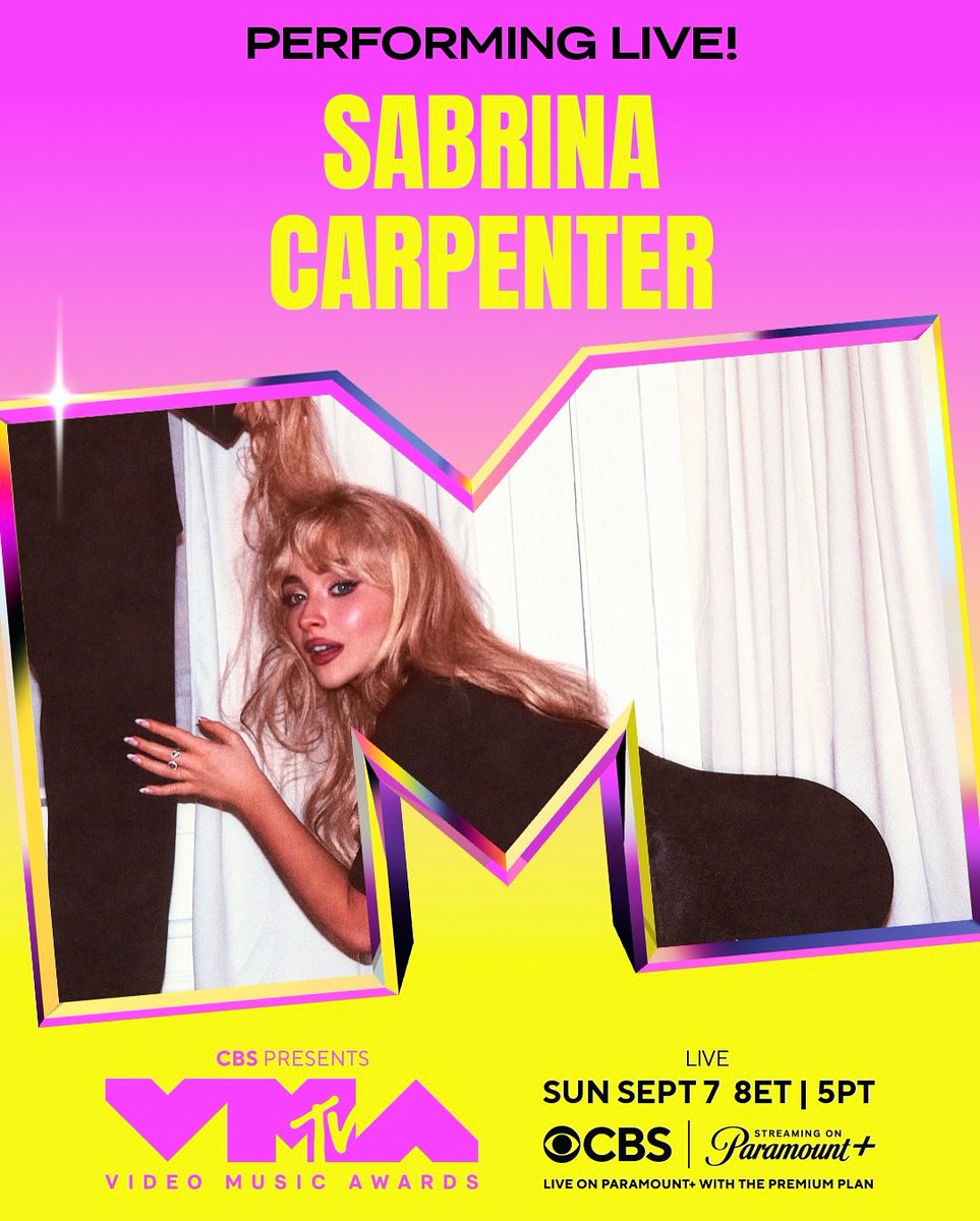 Universal Music Publishing Group (@umpg) on Twitter photo THIS JUST IN: <a href="/SabrinaAnnLynn/">Sabrina Carpenter</a> was just announced as a performer at this yearâs <a href="/vmas/">Video Music Awards</a>! Whoâs excited? THIS JUST IN: <a href="/SabrinaAnnLynn/">Sabrina Carpenter</a> was just announced as a performer at this yearâs <a href="/vmas/">Video Music Awards</a>! Whoâs excited?