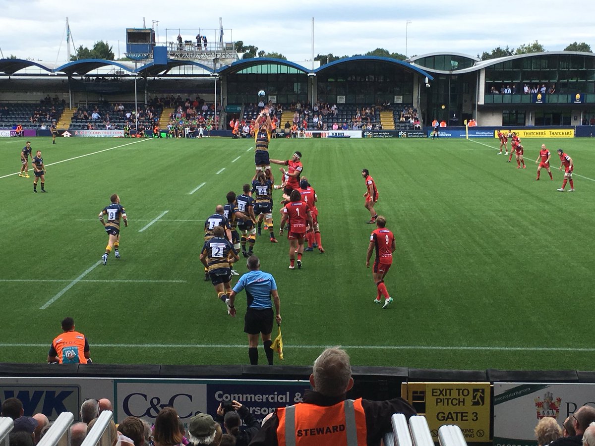 Pete Breakwell (@bigbreakers) on Twitter photo On this day in 2018 - a rare foray for me into the East Stand as <a href="/WorcsWarriors/">Worcester Warriors</a> hosted Hartpury for a preseason friendly. Match finished 52-24, with Lawrence, Singleton, Adams, Hill, Shillcock & Heaney all scoring tries. On this day in 2018 - a rare foray for me into the East Stand as <a href="/WorcsWarriors/">Worcester Warriors</a> hosted Hartpury for a preseason friendly. Match finished 52-24, with Lawrence, Singleton, Adams, Hill, Shillcock & Heaney all scoring tries.