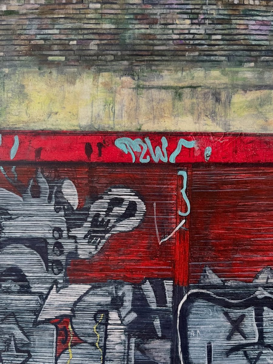 ‘Made You Look!’ by Annika Cox (Studio 67) - Peckham Rye Circa 2024
.
.
Mixed media on paper. 
.
.
#london #londonart #londoncity #peckhamrye #street #streetart #streetartaddicted #graffiti #graffitiart #graff #throwup #tags #contemporaryart #art #artwork #worksonpaper #painting
