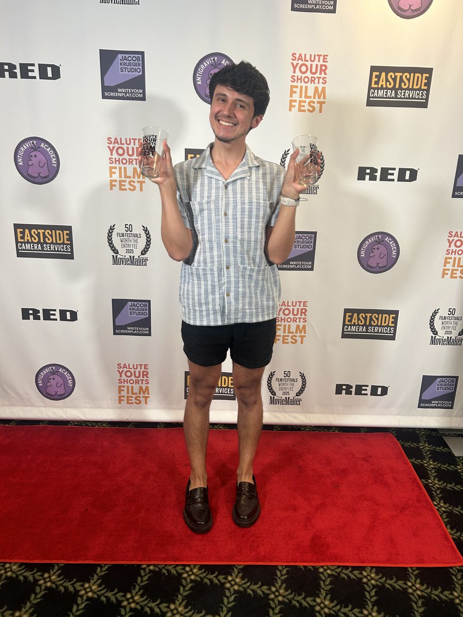 NealMulani's tweet photo. i moved to LA exactly a decade ago yesterday. last night, i wrapped up RAT!'s festival run winning best local film and best cinematography at Salute Your Shorts :) thank you to the jury and the entire SYS team! so proud of our LA cast and crew! https://t.co/gOoWiIwwYj