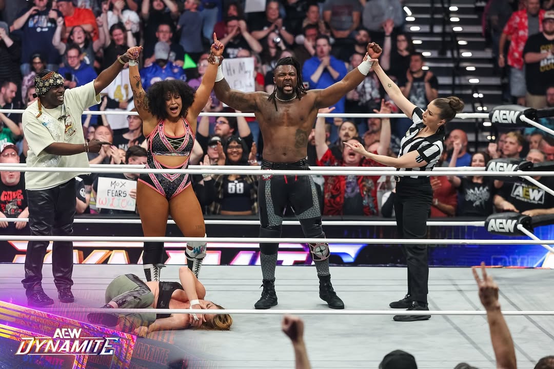 Willow Nightingale talked about what she thought about intergender wrestling, remembering how she and Marina Shafir wrestled the guys in a mixed tag match a few months back on AEW Dynamite.

“The first time I felt like I really kind of got to mix it up was when I tagged with