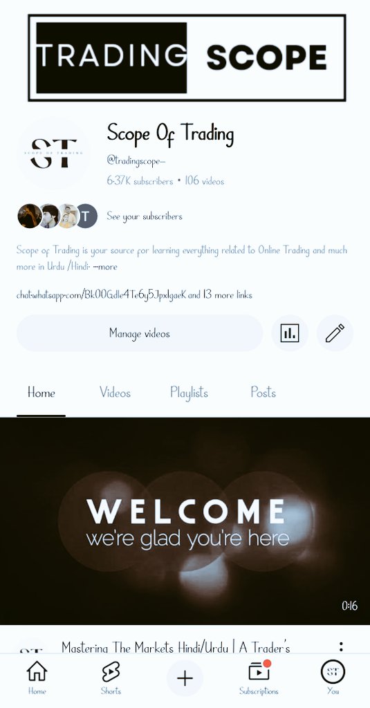 _chaudharaani_'s tweet photo. Follow this YouTube channel for trading education and learning !!

Scope Of Trading 🤍🖤 
👇
https://t.co/ItQletwcvY
----------°•
#TradingChannel
#TradingForBeginners
#ForexTrading
#CryptoTrading
#StockMarket
#DayTrading
#PriceAction
#TechnicalAnalysis
#TradingEducation
#TradingStrategies
#SwingTrading
#ScalpingTrading
#OptionsTrading
#FuturesTrading
#TradingSignals
#TradingPsychology
#RiskManagement
#ChartPatterns
#CandlestickPatterns
#SupportAndResistance
#TrendLines
#TradingSetup
#TradingView
#OnlineTrading
#TradingCommunity
#StockTrading
#CryptoSignals
#TradingLife
#TradingTips
#FinancialFreedom