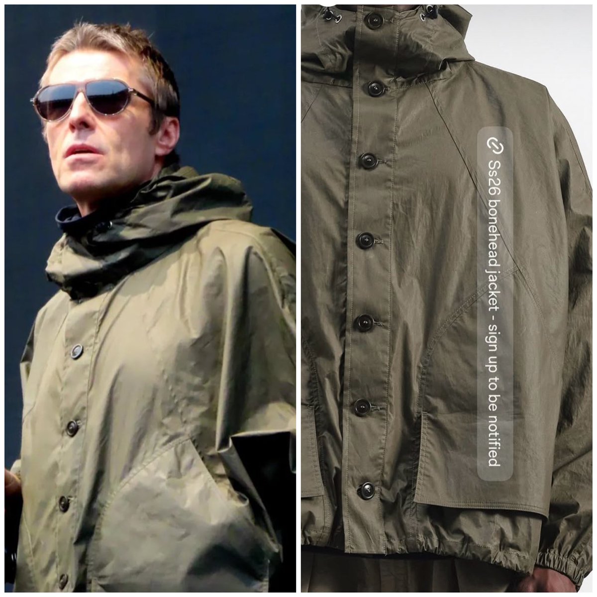 ジャケット・アウター YMC Bonehead Jacket oasis Liam Gallagher 昨日のOASISのライブ最高だった。 リアムが衣装で着ていたのはYMCの