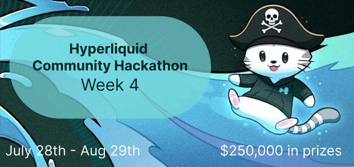 Hyperliquid Community Hackathon tweet media