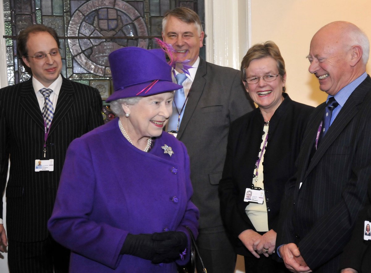 swiftmik's tweet photo. @andrejpwalker I had to dig out some images for a lady that wanted to buy pics of her with HM QE2. I found pics of some friends from the RBWM Councillors at the time who were the best to work with. The Mayor, Asghar Majid and the inimitable Cllr Phillip Bicknell. Good times. https://t.co/ukpFV3bVz4