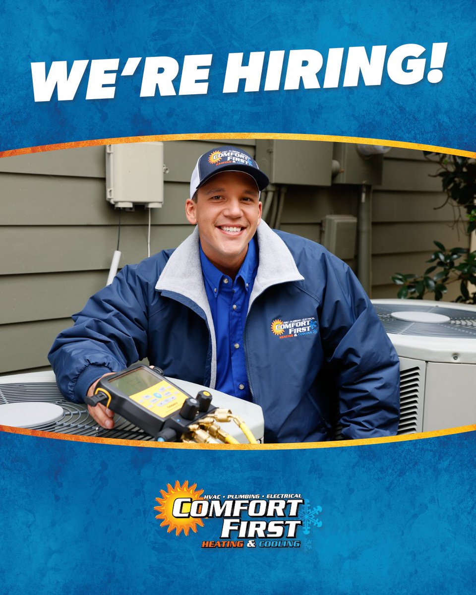 comfortfirstnc's tweet photo. At Comfort First, comfort starts at home—including for our team. We’re looking for caring, reliable people who want to make a difference for NC families. Work with skilled pros, get the support you need, and be proud of your work.
👉 Apply: https://t.co/QFHYecxIS6 https://t.co/z7MqxmsSwB