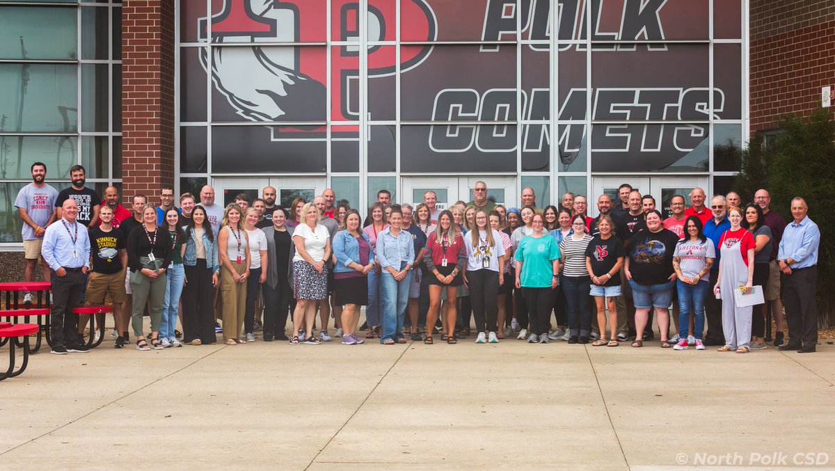It was great to welcome back our '25-'26 High School Staff today! Go Comets!