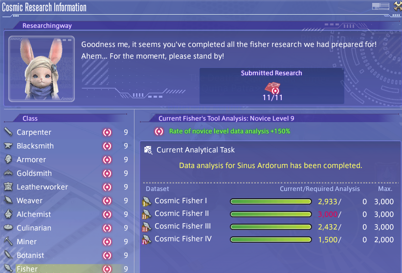 Finally got off my ass and finished the Cosmic Tools...for now