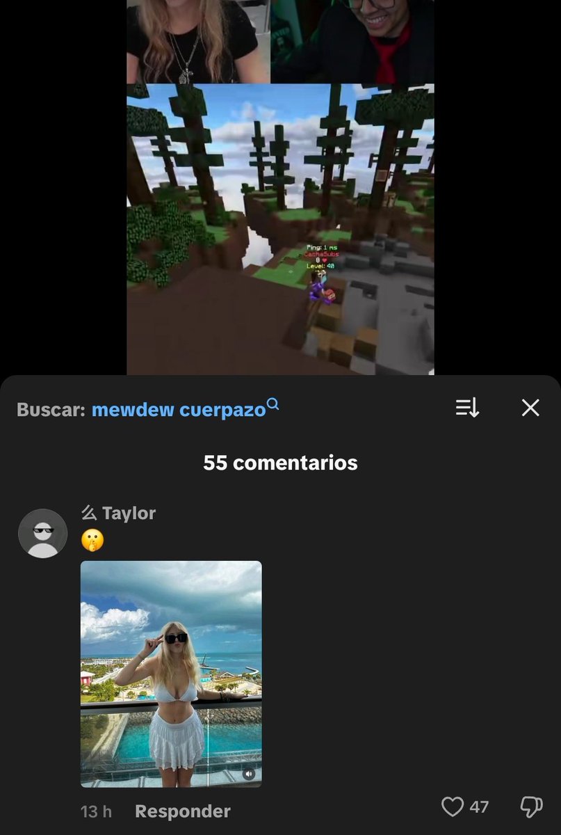 Bro, literalmente la comunidad de Daarick está peor que la primera purga que hubo hace tiempo y la anterior, creen que bajar pepa es ir a las redes de la chica a spamearle "mi mami" y sus fotos de ella 💀💀, si no la aleja Daarick la aleja su comunidad con su intensidad mórbida.