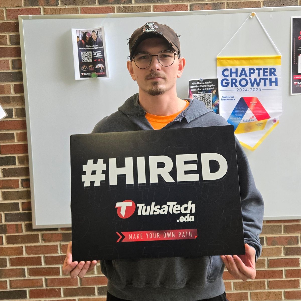 Tulsa Tech (@tulsatech) on Twitter photo As we celebrate 60 years of career training at Tulsa Tech we are highlighting 60 days of #Hired students.
Day 40: π π§° Congratulations Dillon Gruse on being #Hired! π§βπ§ Dillon is a graduate of our HVAC program and is now headed to <a href="/AircoService/">Airco Service</a>. Congrats!
#mytulsatech As we celebrate 60 years of career training at Tulsa Tech we are highlighting 60 days of #Hired students.
Day 40: π π§° Congratulations Dillon Gruse on being #Hired! π§βπ§ Dillon is a graduate of our HVAC program and is now headed to <a href="/AircoService/">Airco Service</a>. Congrats!
#mytulsatech