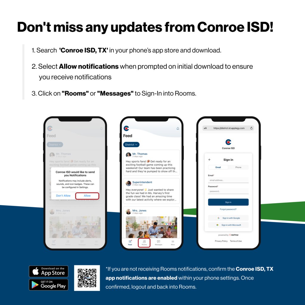 ASHP, Conroe ISD tweet media