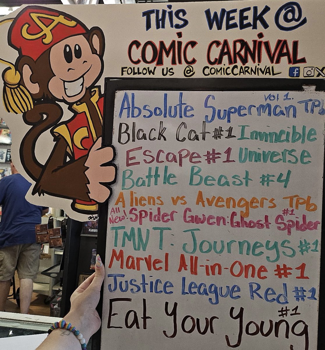 Don’t let the Black Cat cross your path this week (without purchasing her comic):