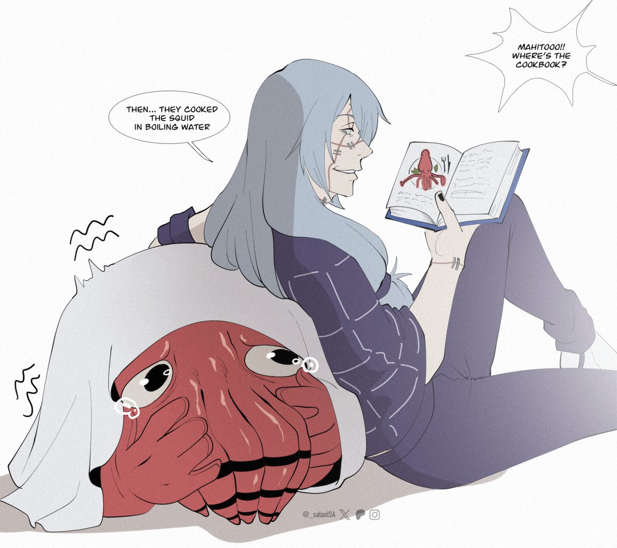 Bad #MahitoMonday 
#jjk #mahito #jujutsukaisen