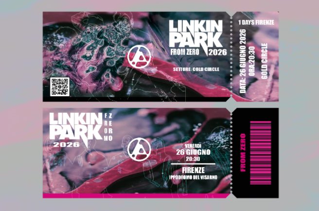 我没有买到Linkin Park的演唱会门票（并且我认为欧洲巡演的门票几乎没有什么艺术设计），于是我自己设计了一款。
#LinkinPark #fromzeroworldtour