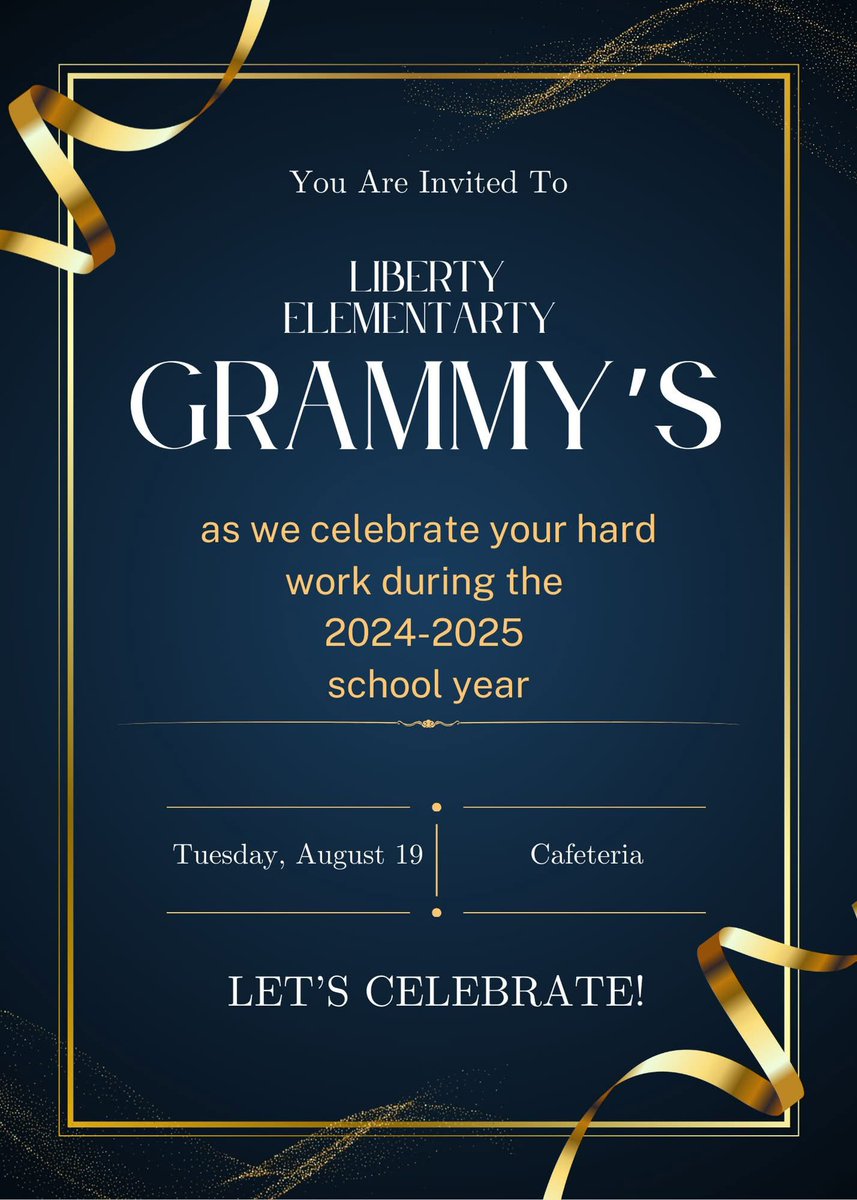 Cant wait to host the 3rd annual Liberty Grammys! We always start the year celebrating our achievements! 

Without the staff, we wouldn’t meet our goals and I want them to know that they are seen and valued! 

<a href="/BaltCitySchools/">Baltimore City Public Schools</a> Cant wait to celebrate them tomorrow!