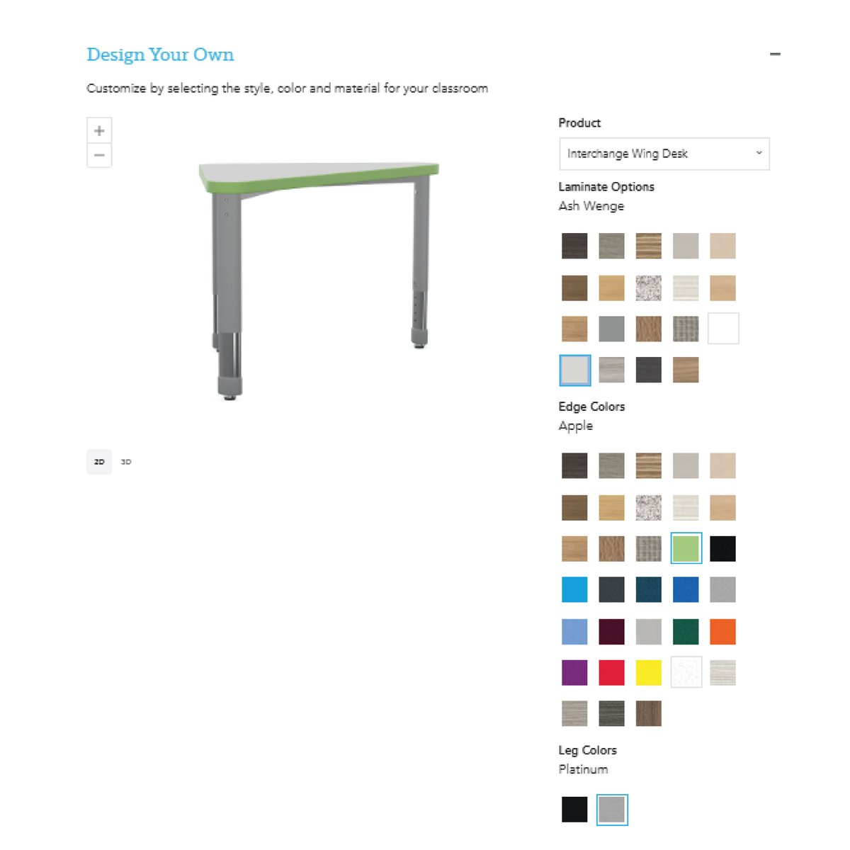 Your classroom. Your style.
Choose from a wide range of laminates and edge bands to design the perfect fit for your space. Available across desks, tables, storage, and seating. Try our online configurator to mix, match, and bring your vision to life.
#SmithSystem #CustomFurniture