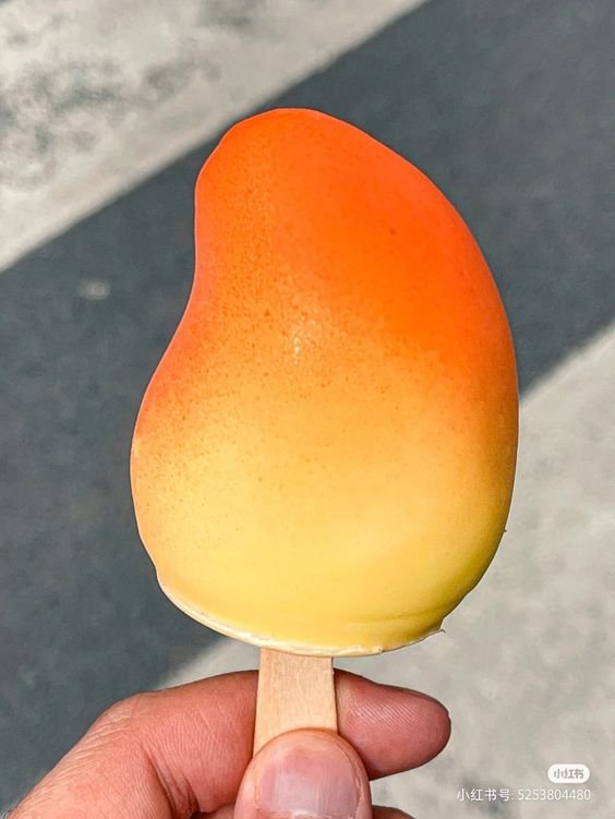 fairyprxncess's tweet image. Mango ice cream