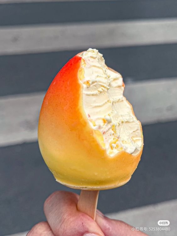 fairyprxncess's tweet image. Mango ice cream